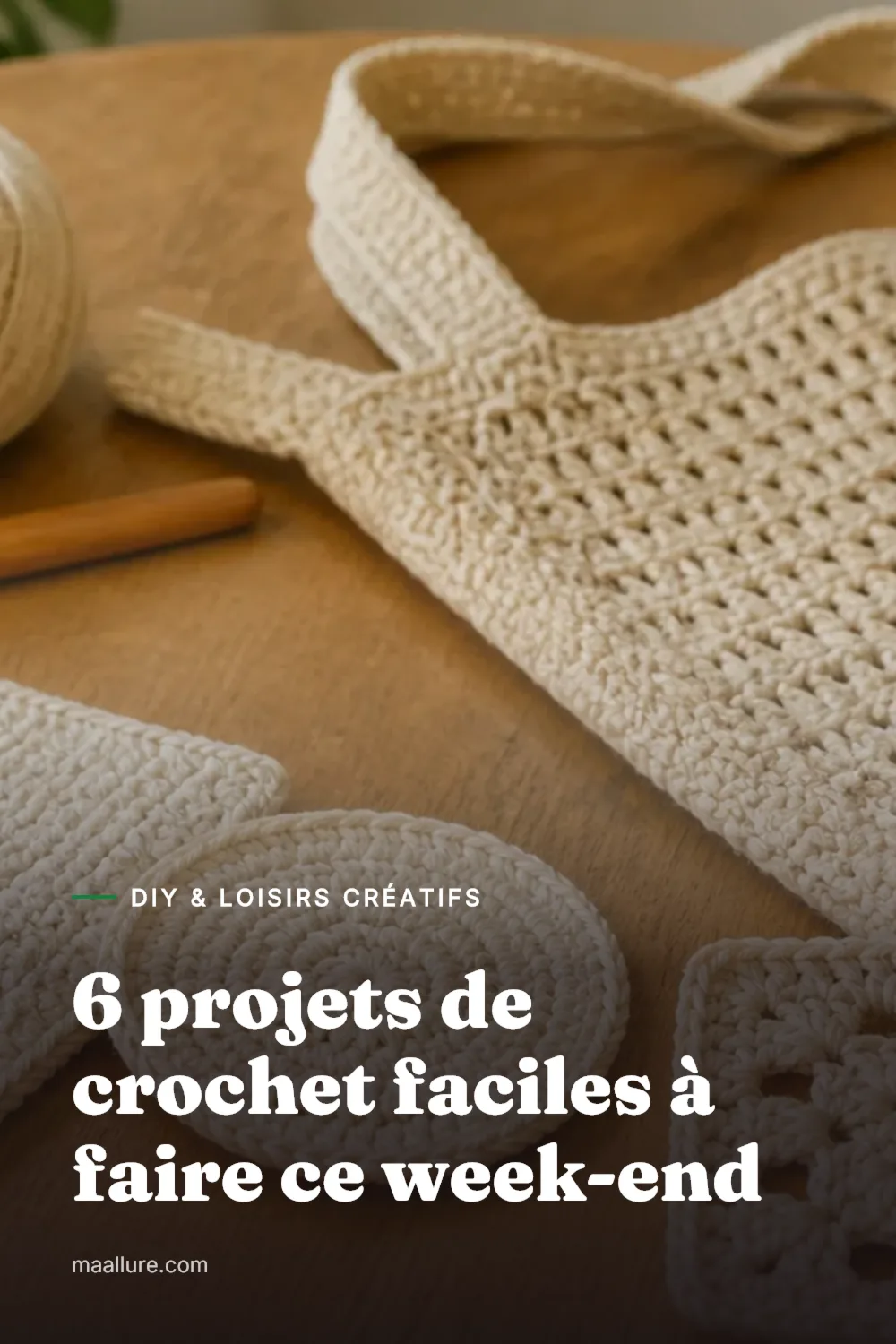 6 projets de crochet faciles à faire ce week-end