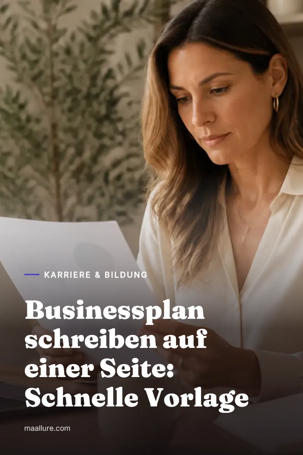 Businessplan schreiben auf einer Seite: Schnelle Vorlage