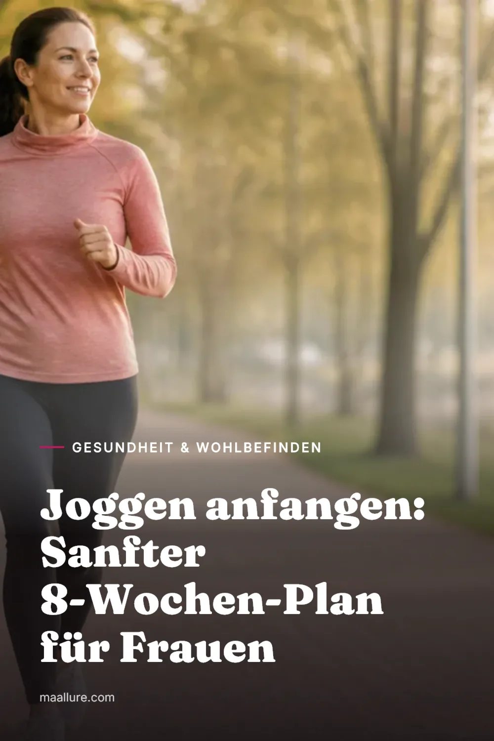 Joggen anfangen: Sanfter 8-Wochen-Plan für Frauen