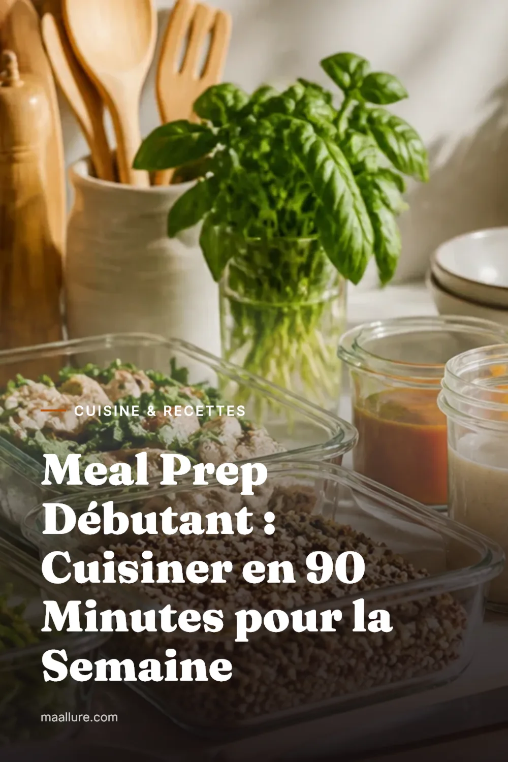 Meal Prep Débutant : Cuisiner en 90 Minutes pour la Semaine