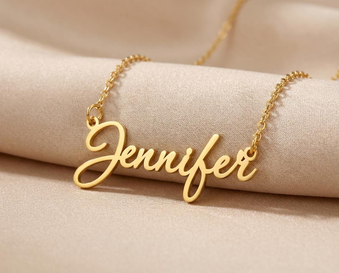 Name Necklace: Sterling Silver Personalized Jewelry