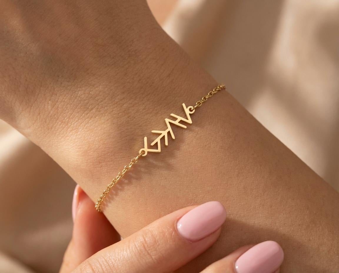 God Is Greater Than Bracelet: Sterling Silver Minimalist Design