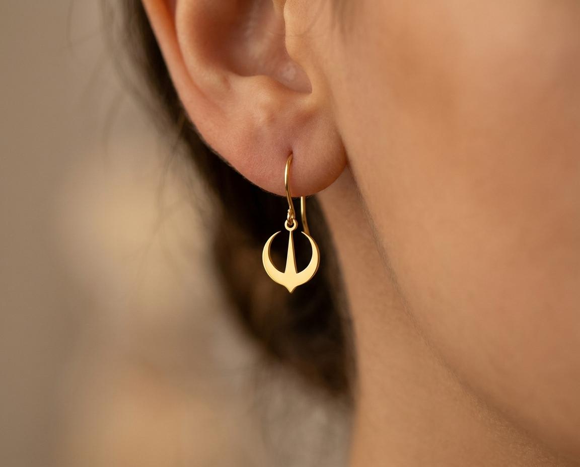 Andor Ferrix Earrings: Sterling Silver Statement Jewelry