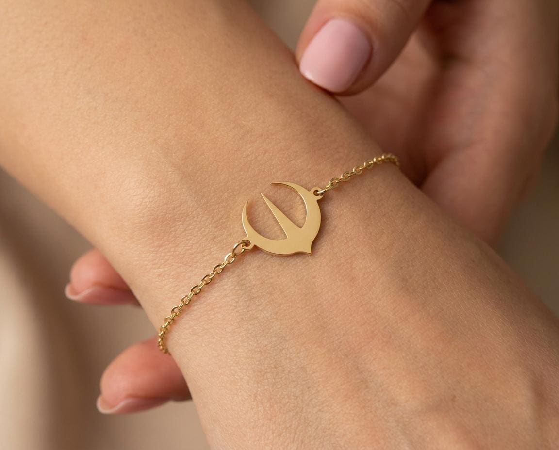 Andor Ferrix Bracelet: Sterling Silver Rebel Alliance Design