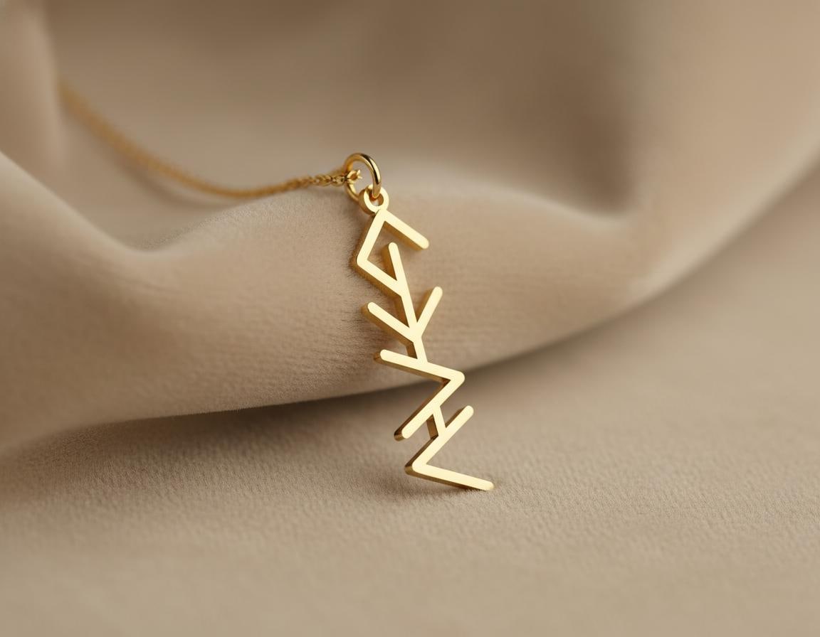 God Is Greater Necklace: Gold Plated Inspirational Pendant