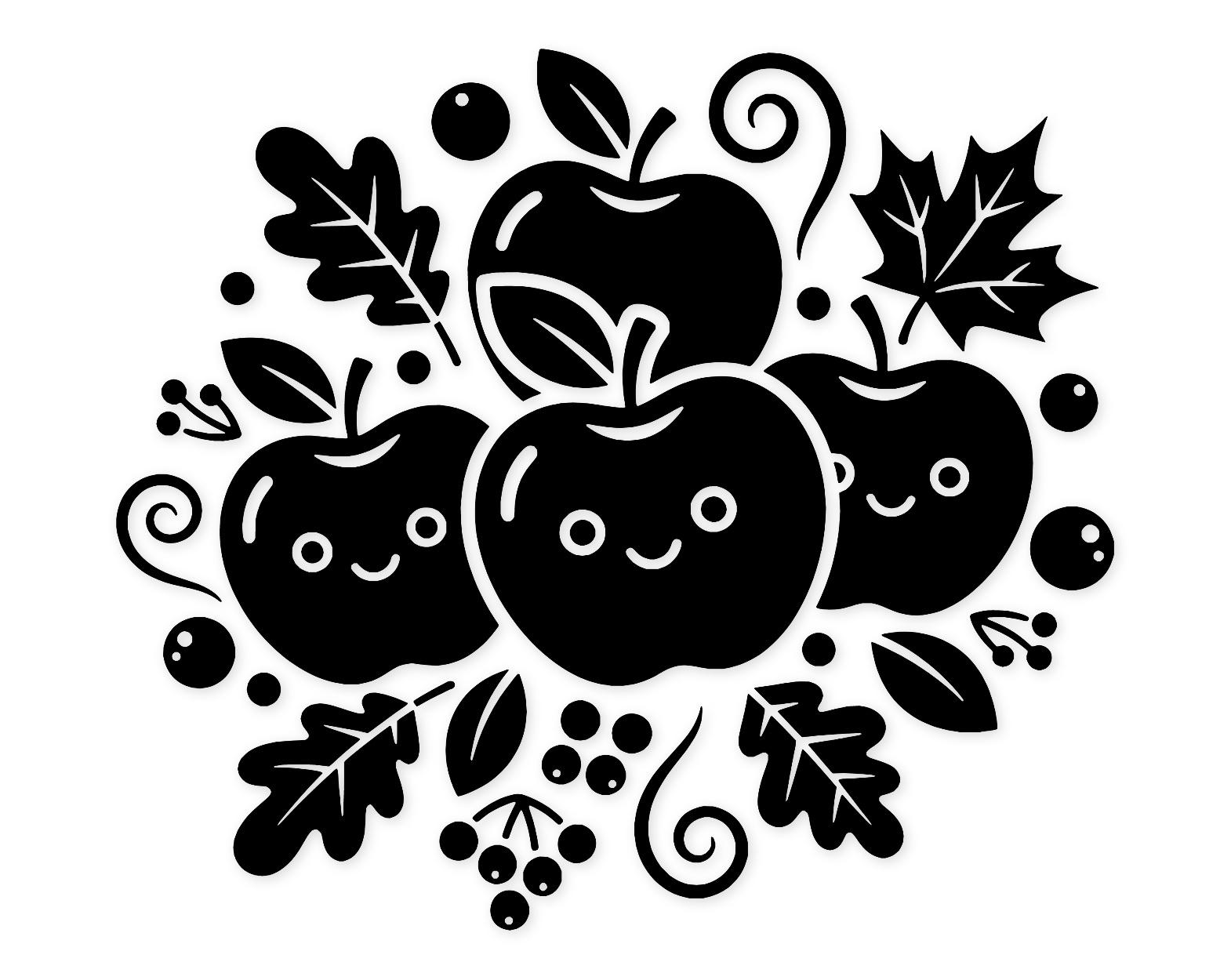 Fall Apple Harvest Svg Png: Cute Autumn Design For T-Shirts