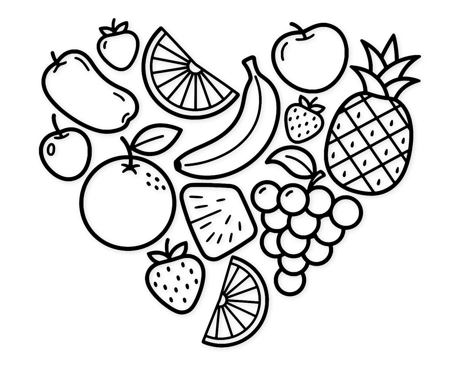 Fruit Love Svg Png: Cut Ready Digital Design For Cricut Silhouette