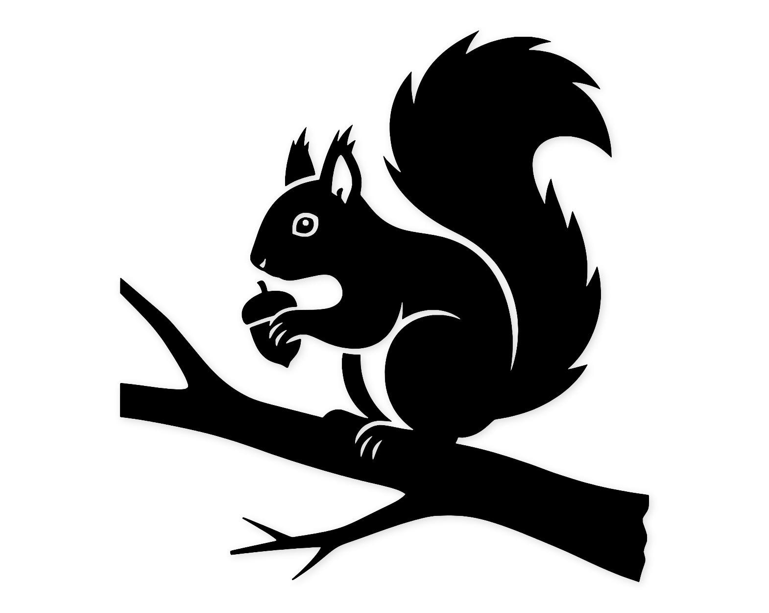 Charming Squirrel Svg Png: Whimsical Tree Branch Design For Crafts
