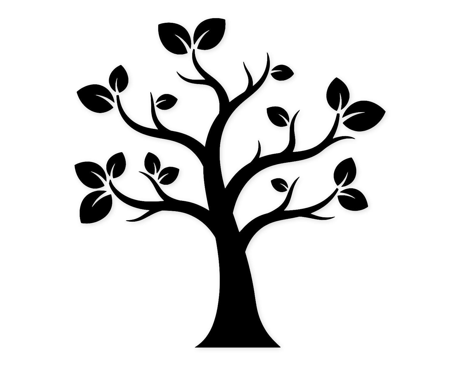 Autumn Tree Silhouette Svg Png: Cut Ready Digital Design For Cricut Silhouette