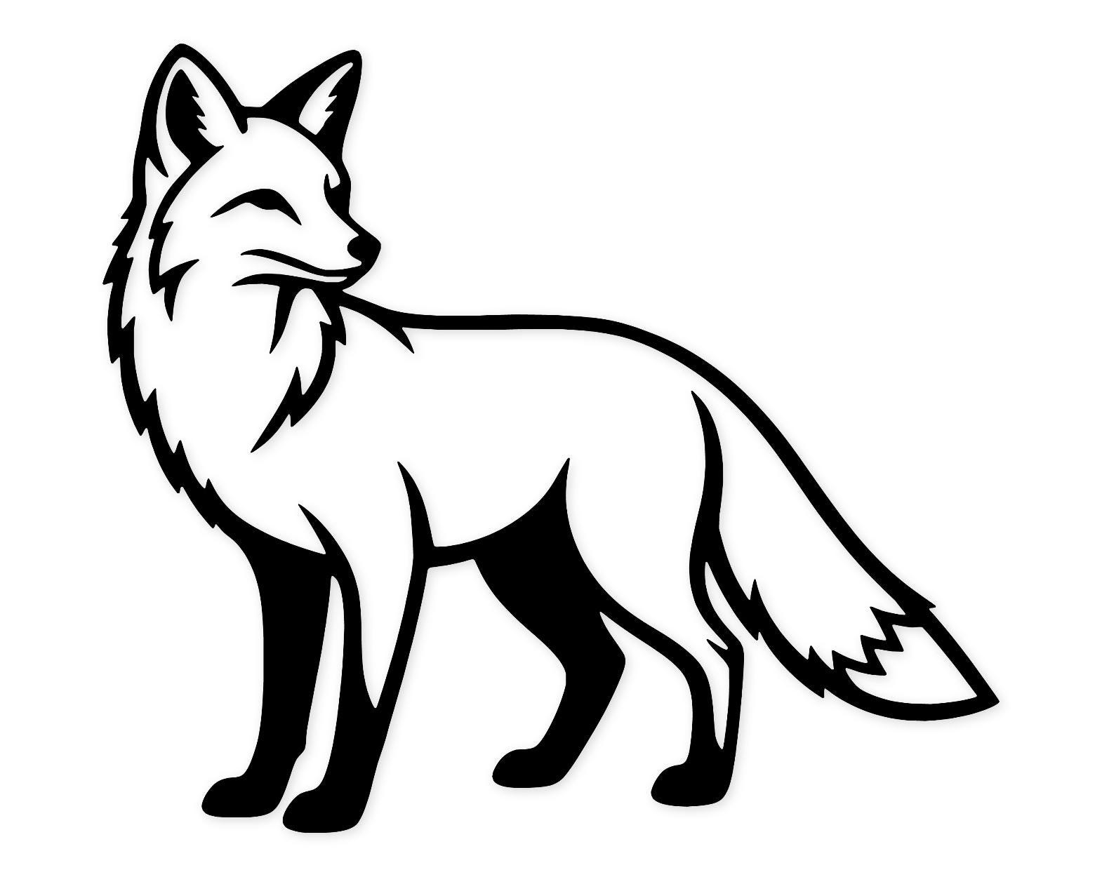 Fox Silhouette Svg Png: Elegant Design For Home Decor
