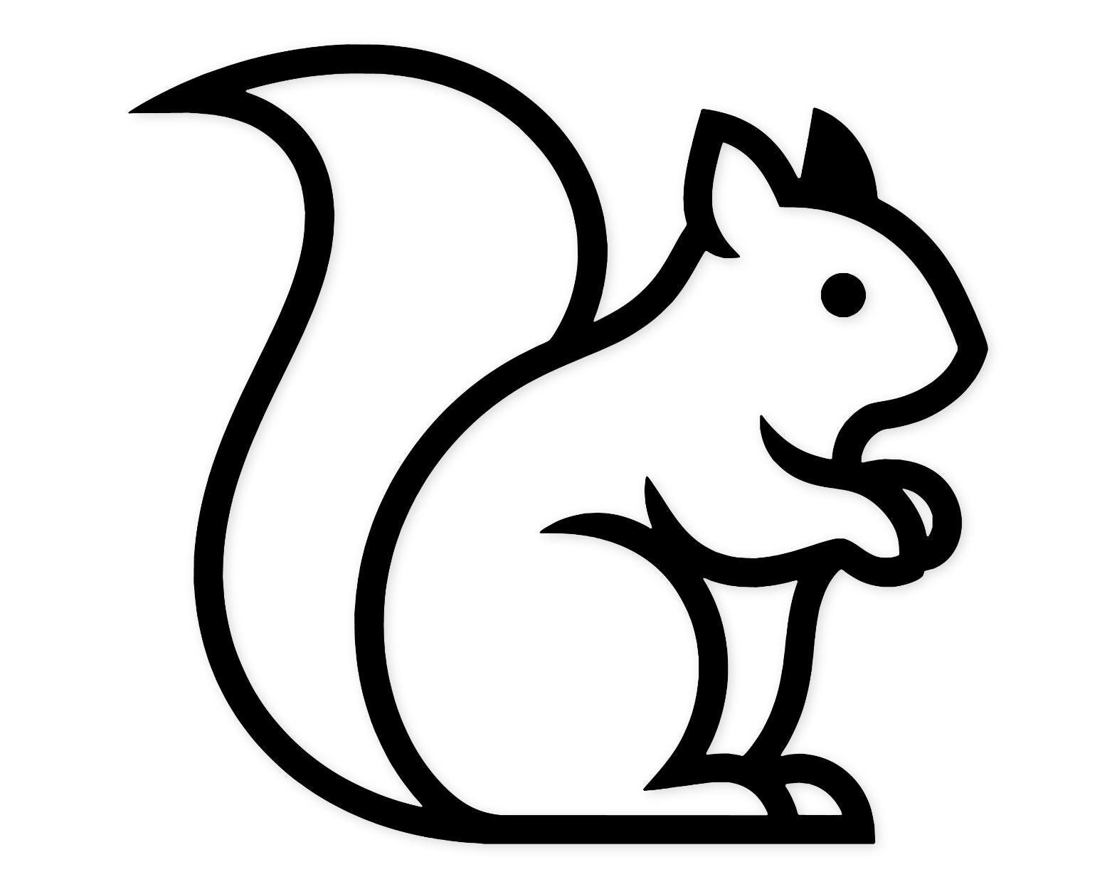 Squirrel Icon Svg Png: Minimalist Design For Diy Projects