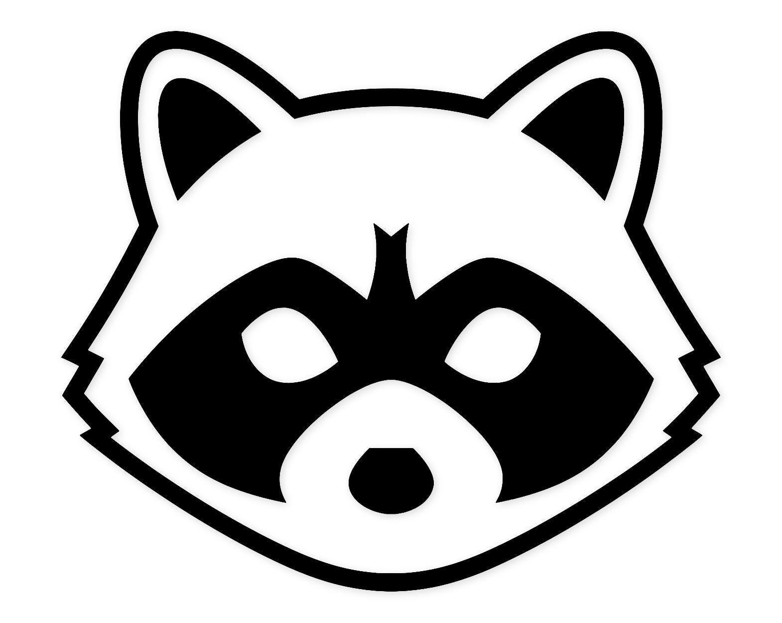 Racoon Mask Svg Png: Bold Geometric Design For Crafts