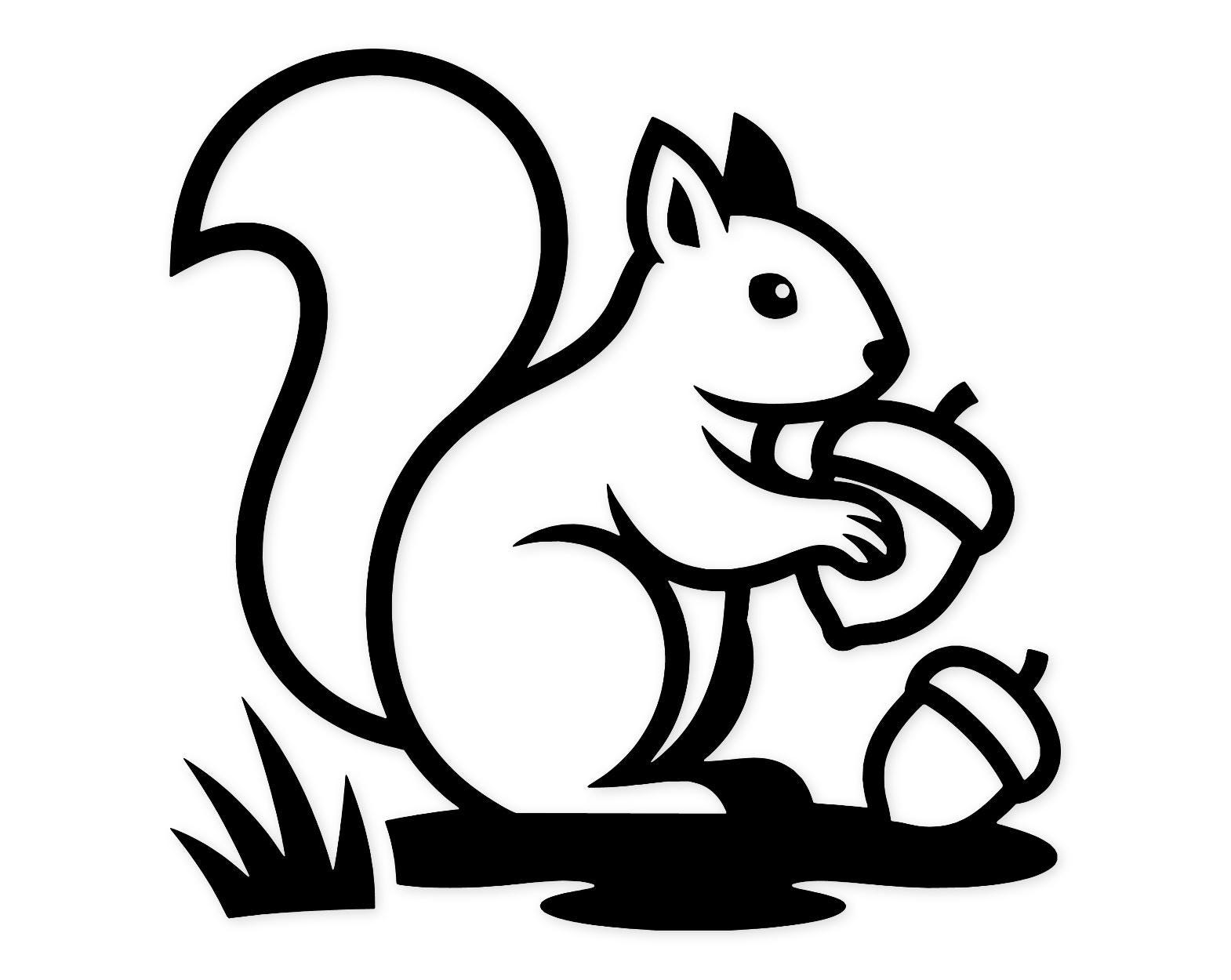 Squirrel And Acorns Svg Png: Cut Ready Digital Design For Cricut Silhouette