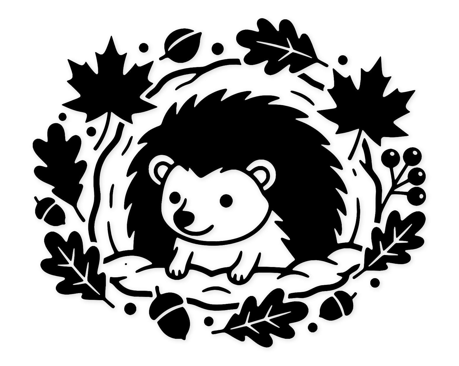 Home For Hedgehog Svg Png: Cut Ready Digital Design For Cricut Silhouette