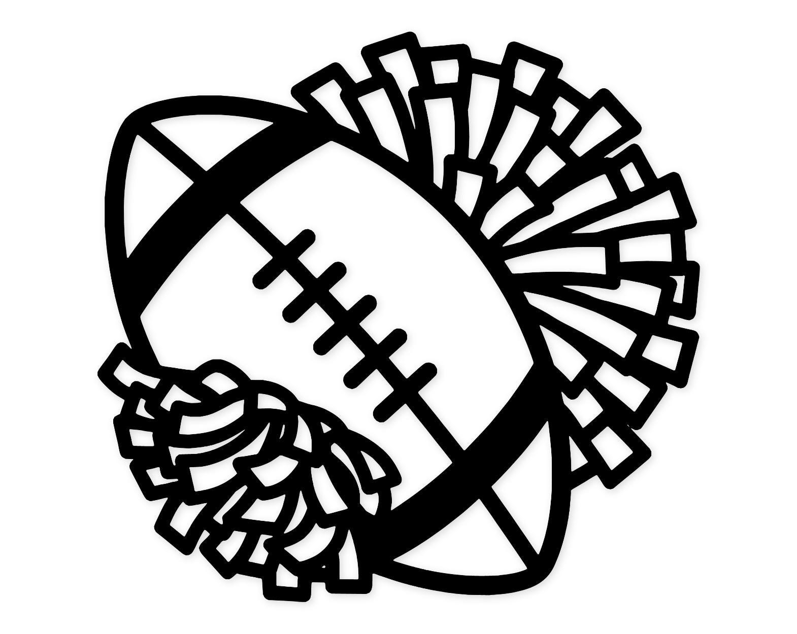 Football & Cheer Svg Png: Cut Ready Digital Design For Cricut Silhouette