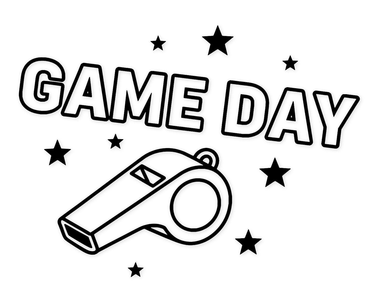 Game Day Vibes Svg Png: Bold Typography Cut File For Sports Fans