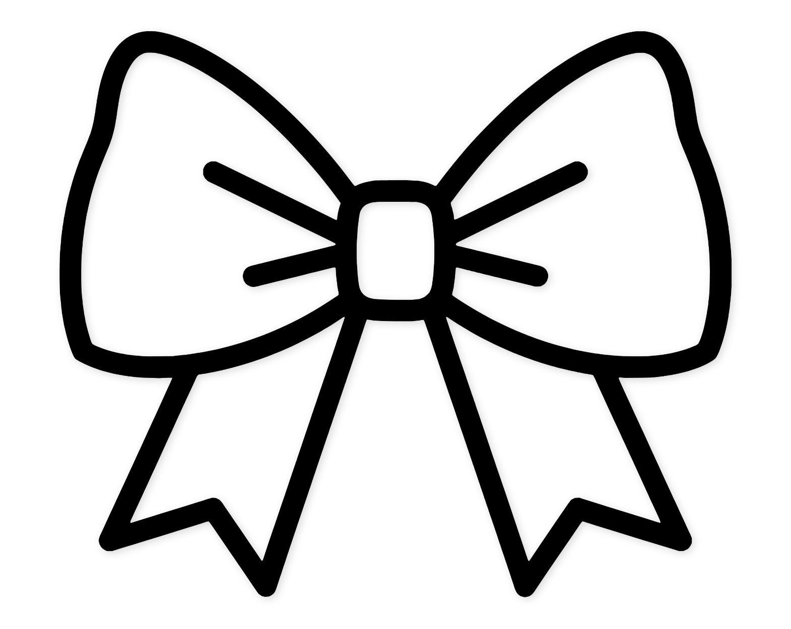 Classic Cheer Bow Svg Png: Bold Design For Cricut & Silhouette