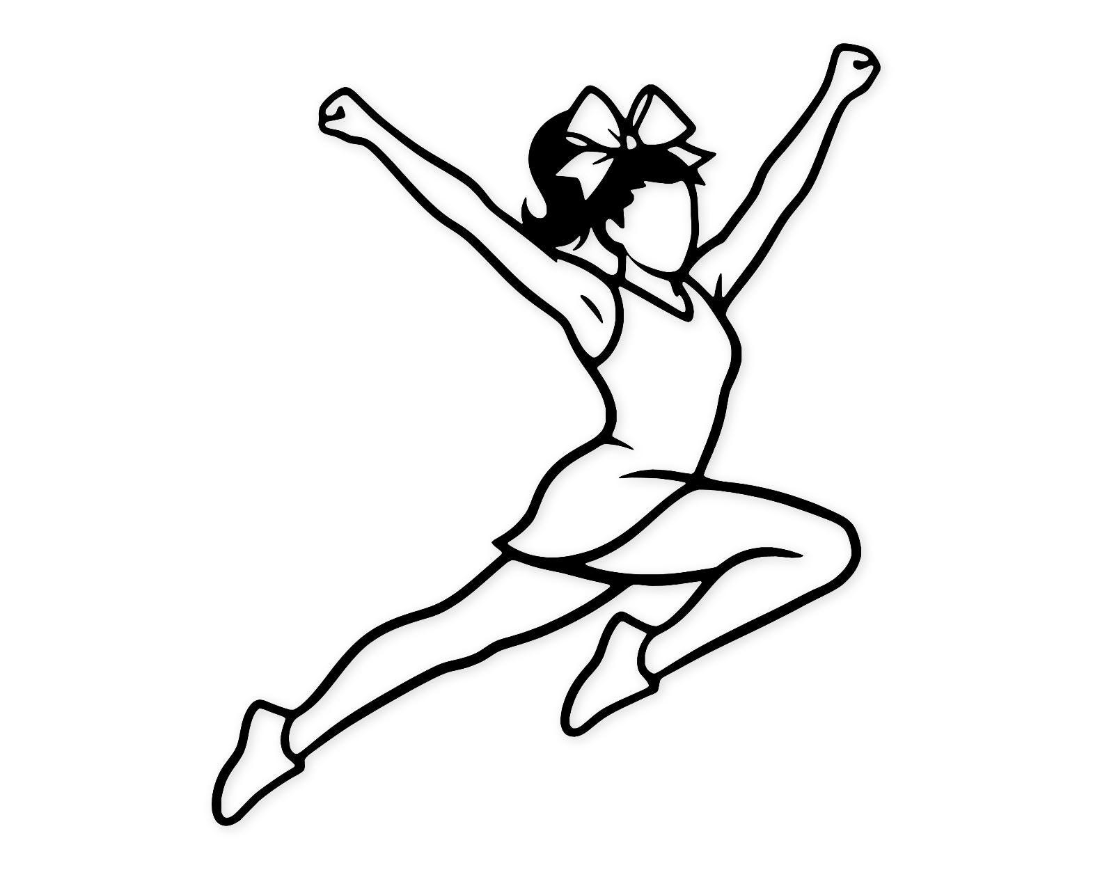 Cheerleader Silhouette Svg Png: Cut Ready Digital Design For Cricut Silhouette