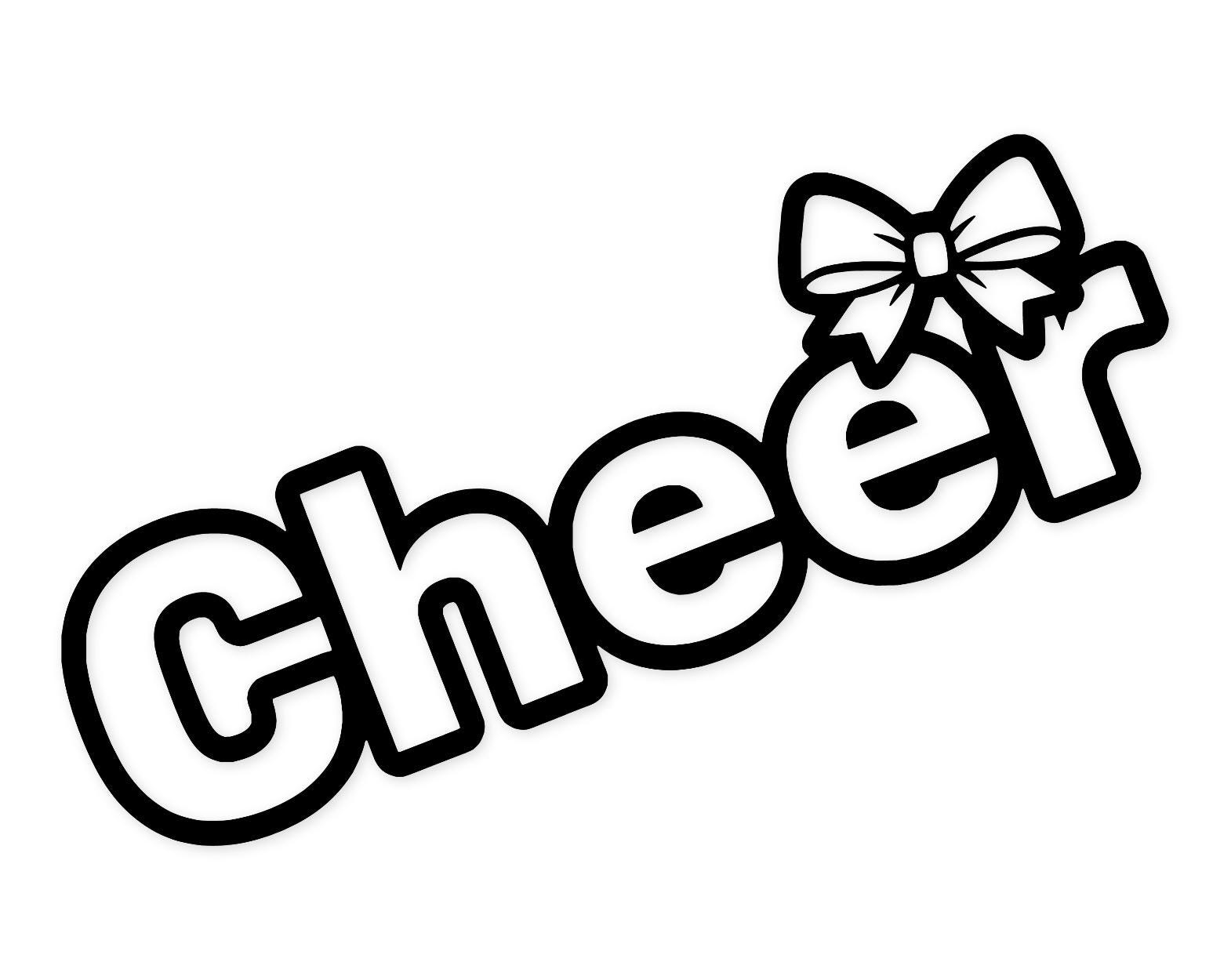 Cheer Svg Png: Bold High Contrast Cut File For Crafting