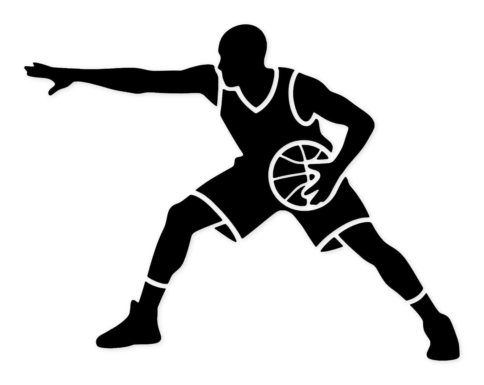 Basketball Player Silhouette Svg Png: Bold Design For Cut Files