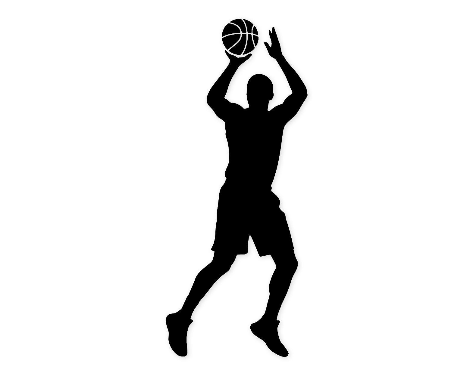 Half Court Shot Svg Png: Bold Silhouette Design For Sports Enthusiasts