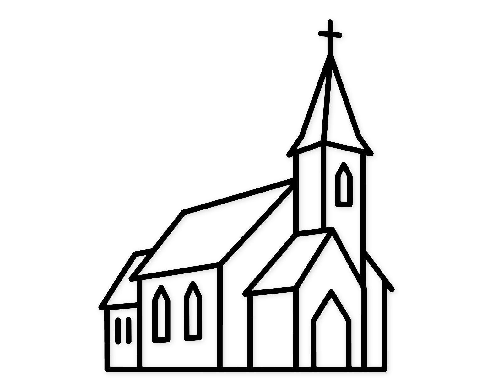 Church Svg Png: Minimalist Design For Crafting