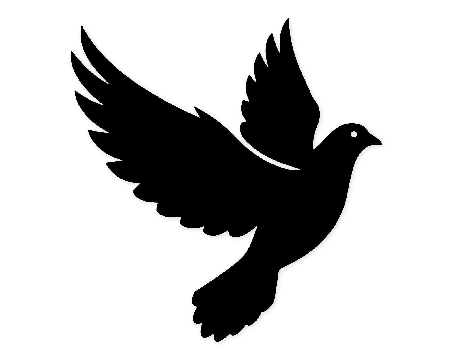 Dove In Flight Svg Png: Cut Ready Digital Design For Cricut Silhouette