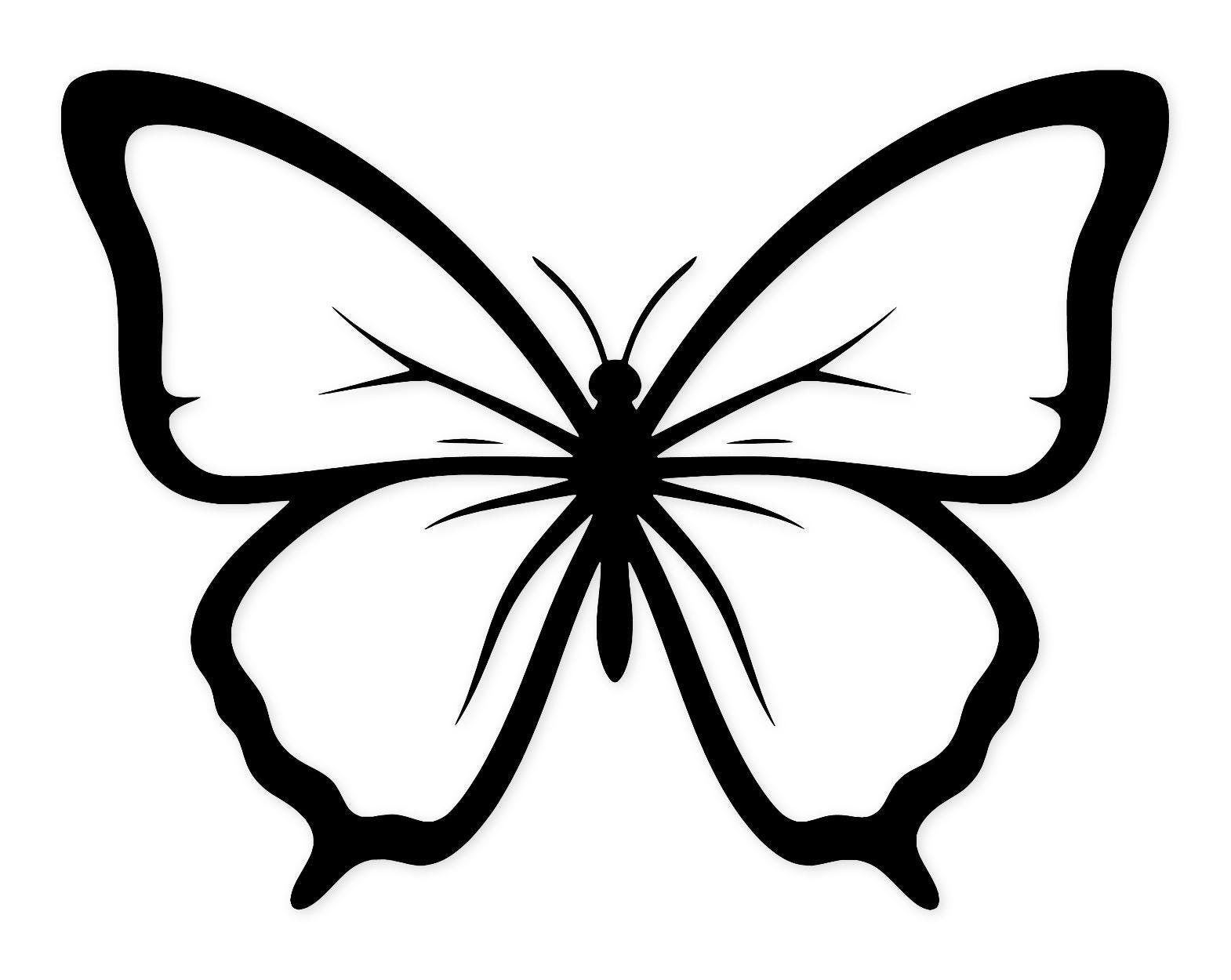 Classic Butterfly Svg Png: Bold Icon For Crafts