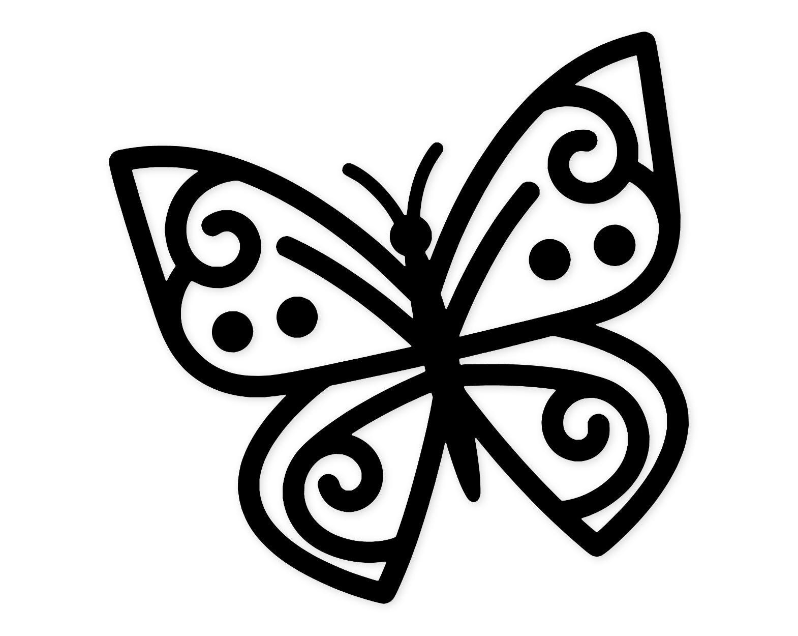 Single Butterfly Icon Svg Png: Cut Ready Digital Design For Cricut Silhouette