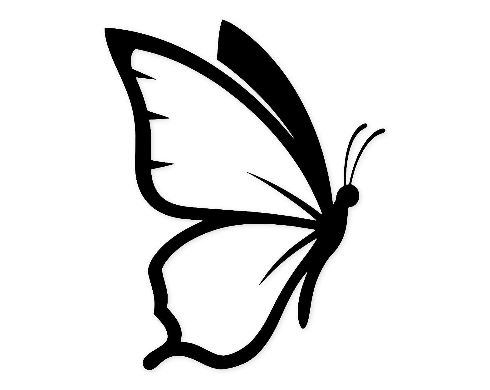 Majestic Butterfly Profile Svg Png: Bold Cut File For Crafting