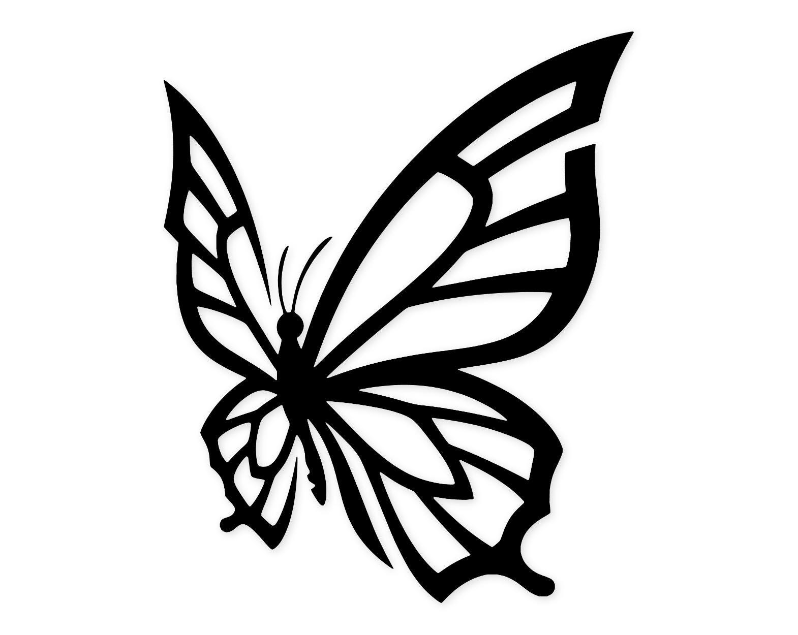 Artistic Butterfly Svg Png: Bold Lines For T-Shirts