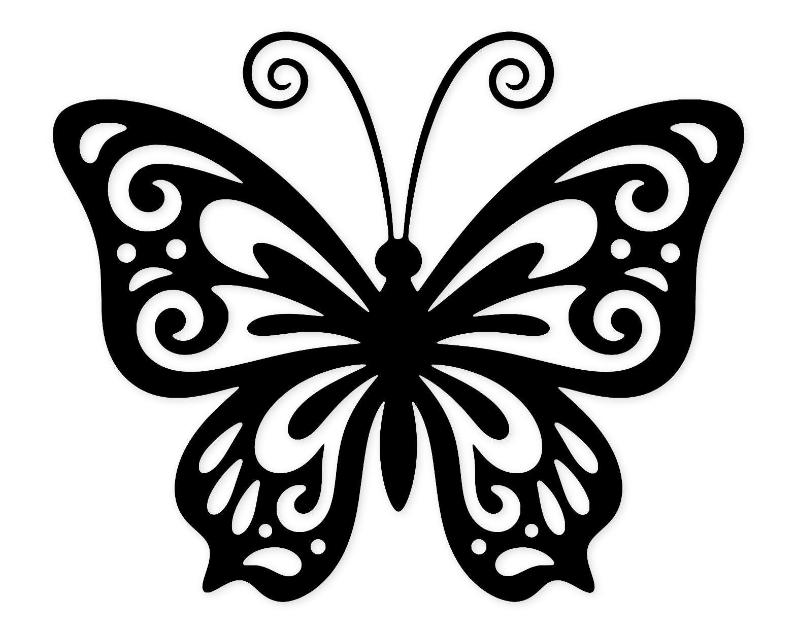 Butterfly With Antennae Focus Svg Png: Cut Ready Digital Design For Cricut Silhouette