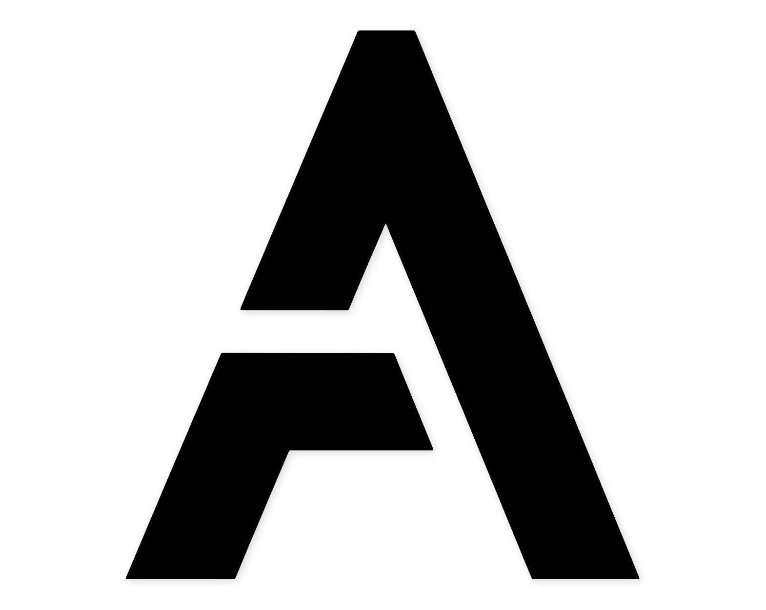 Angled 'A' Icon Svg Png: Cut Ready Digital Design For Cricut Silhouette