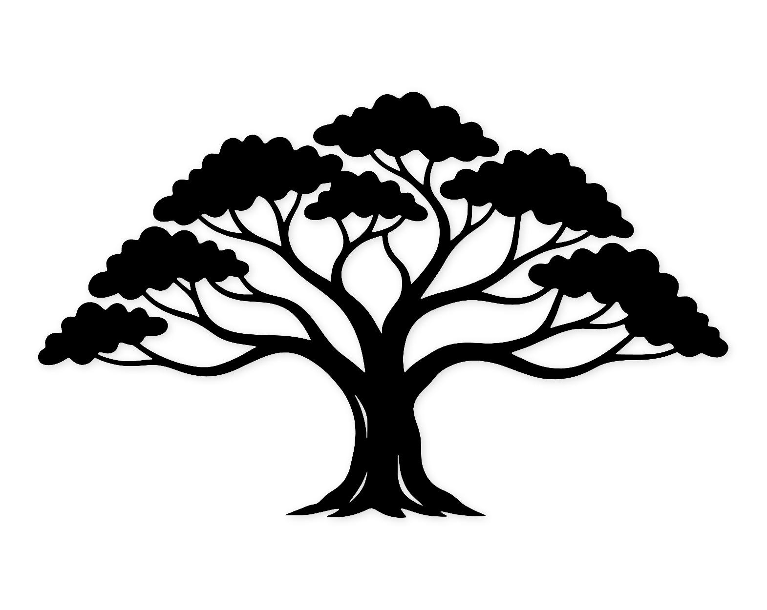 Spreading Oak Svg Png: Bold Design For Nature Lovers