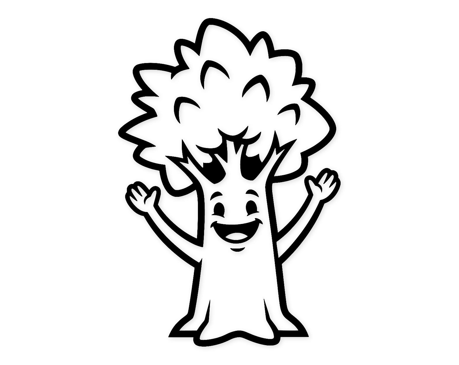 Happy Little Tree Svg Png: Cut Ready Digital Design For Cricut Silhouette