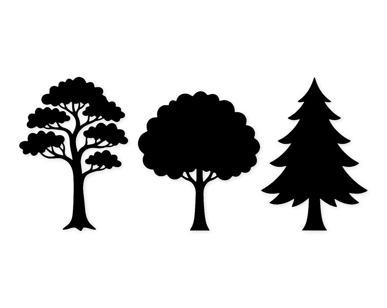 Forest Silhouette Pack Svg Png: Cut Ready Digital Design For Cricut Silhouette