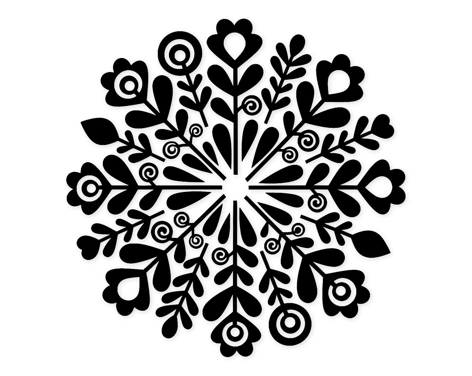 Flower Burst Svg Png: Bold High Contrast Cut File For Cricut