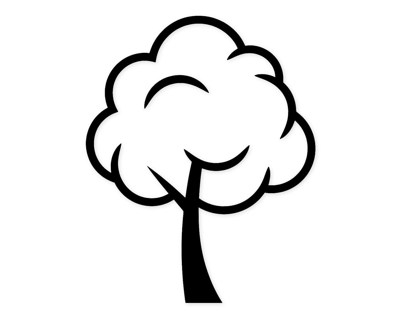 Stylized Tree Svg Png: Bold Design For T-Shirts