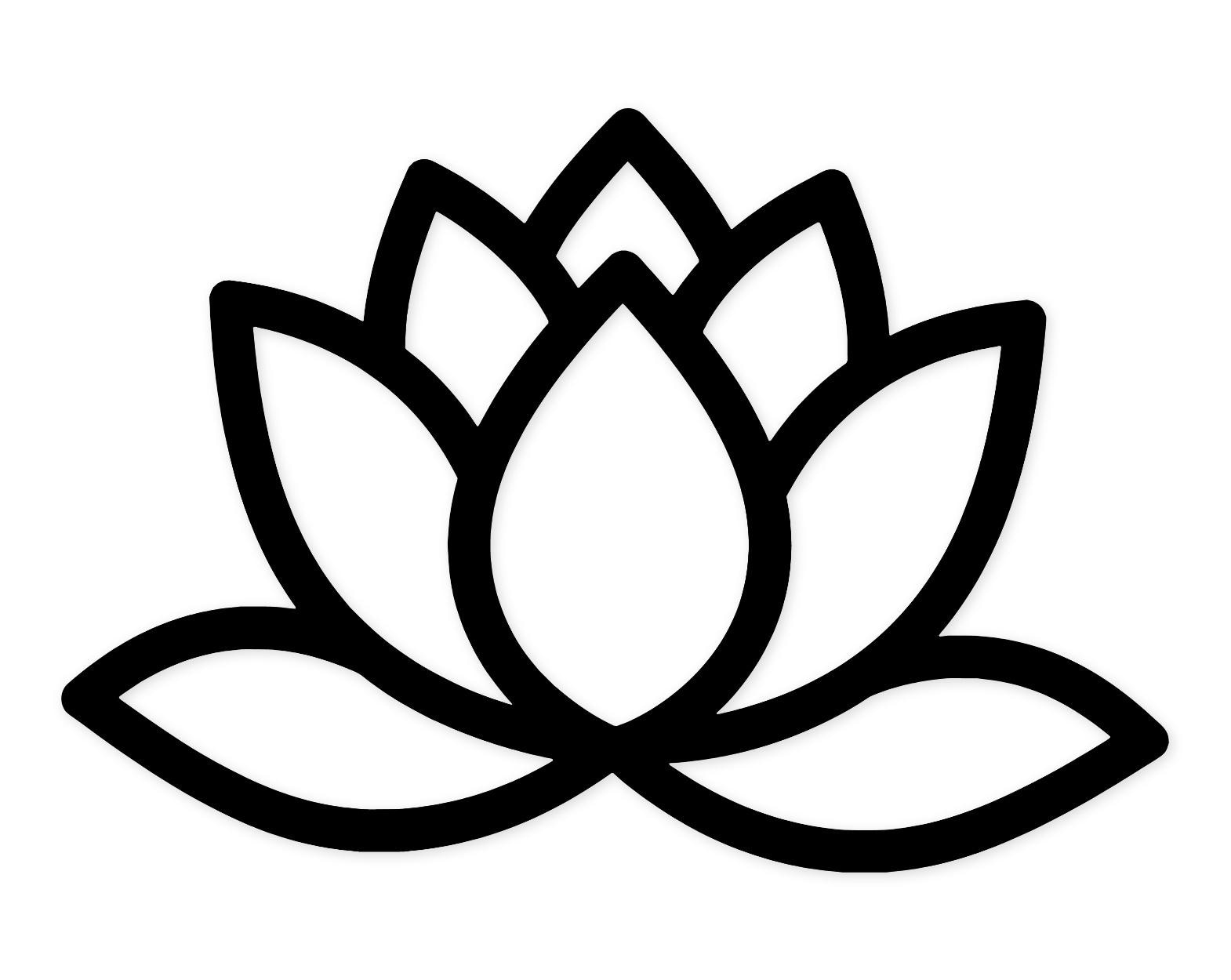 Lotus Flower Svg Png: Clean Lines For Craft Projects