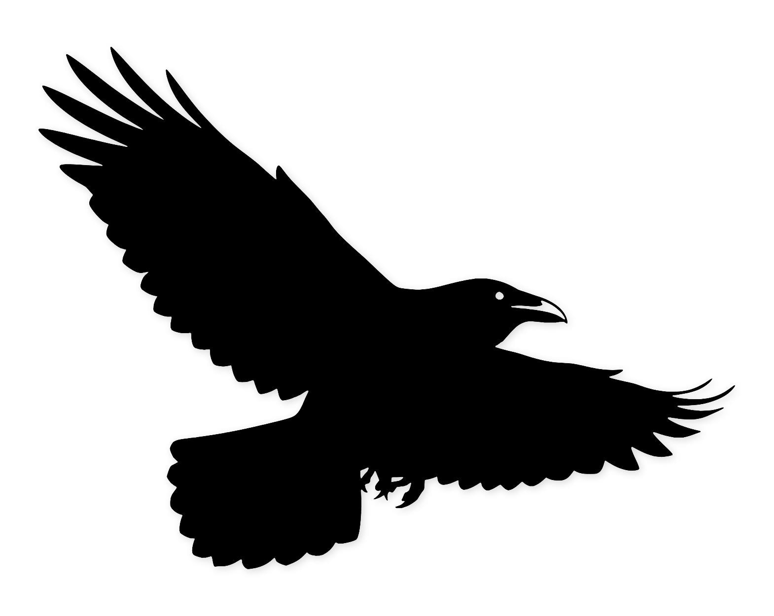 Raven Silhouette Svg Png: Cut Ready Digital Design For Cricut Silhouette