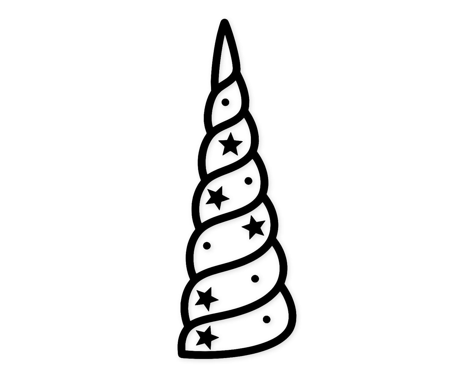 Unicorn Horn Svg Png: Elegant Cut File For Scrapbooking