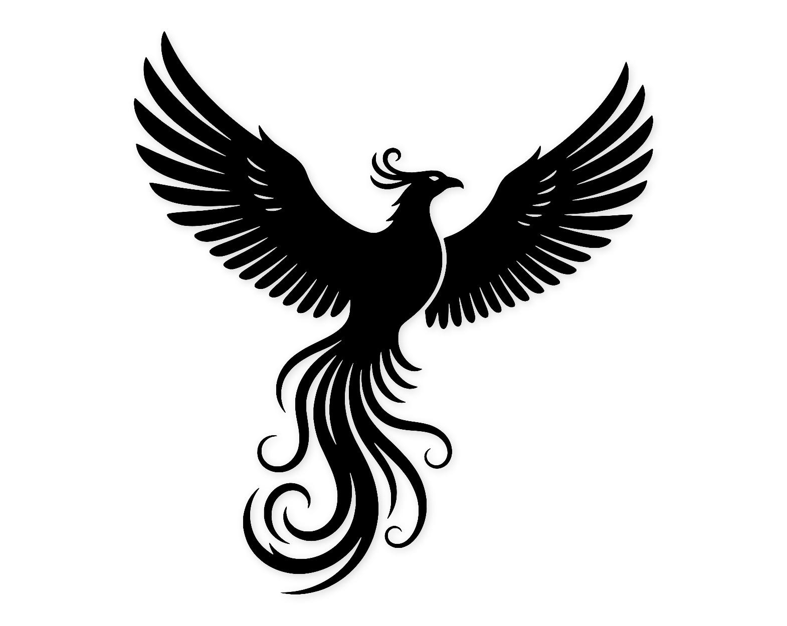 Phoenix Rising Svg Png: Cut Ready Digital Design For Cricut Silhouette