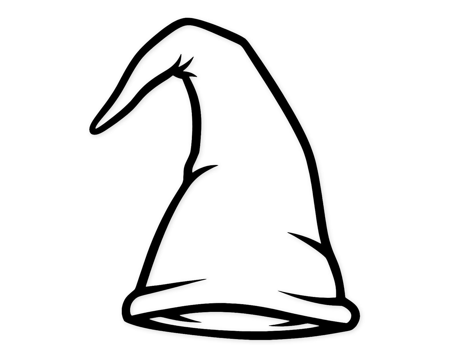 Gnome's Pointed Hat Svg Png: Bold Design For Cricut Projects