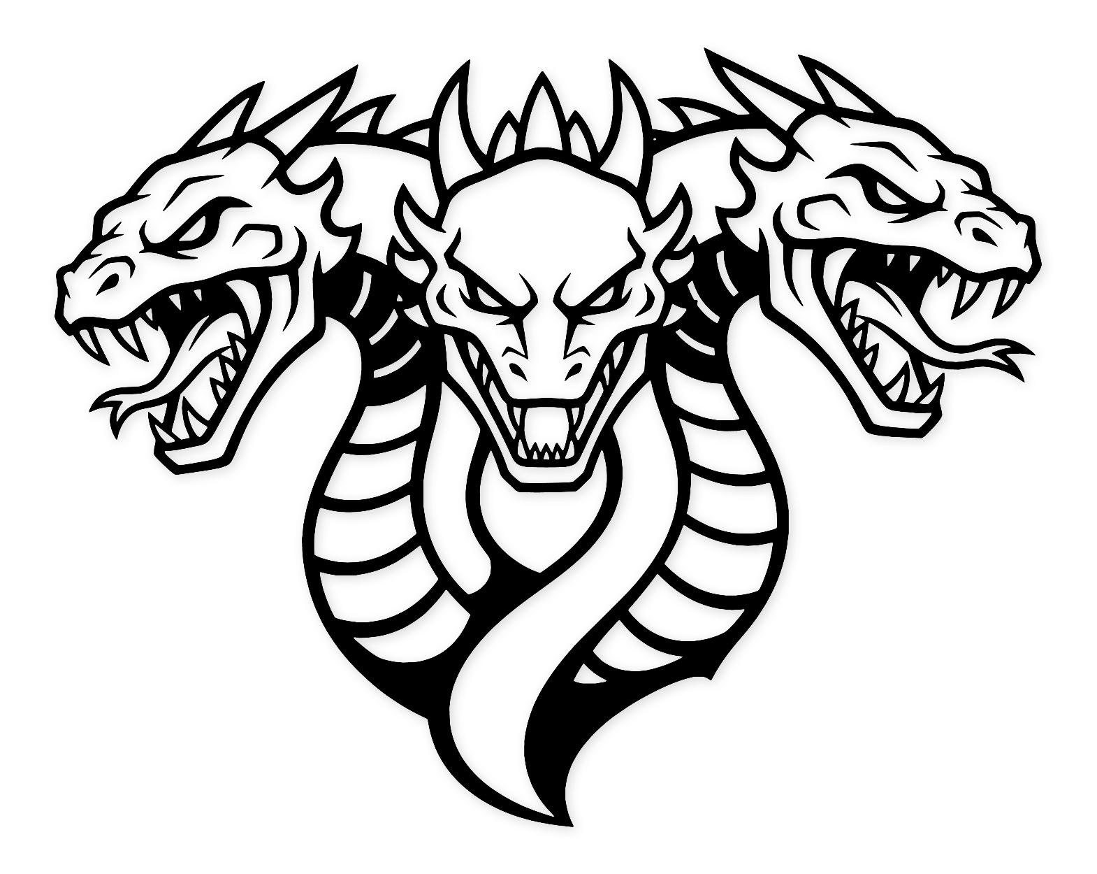 Hydra Heads Svg Png: Cut Ready Digital Design For Cricut Silhouette