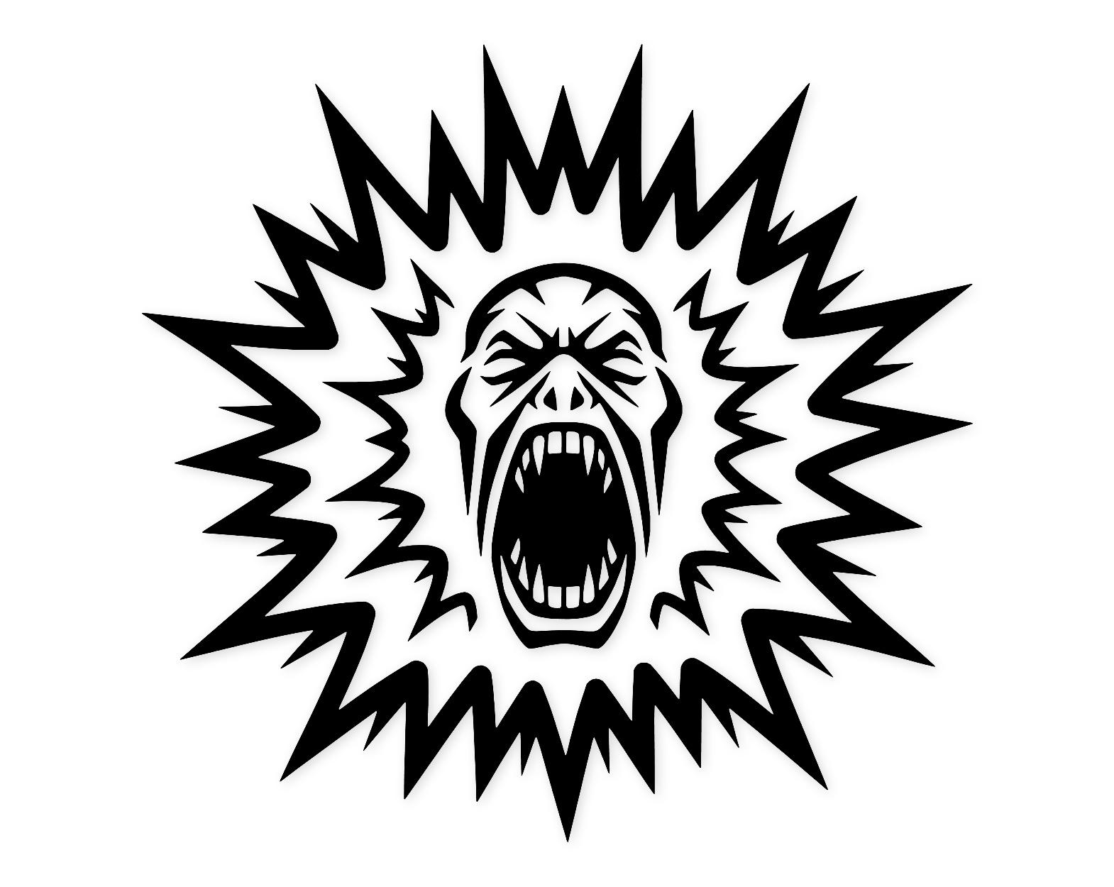 Banshee Scream Svg Png: Bold High Contrast Cut File For Cricut
