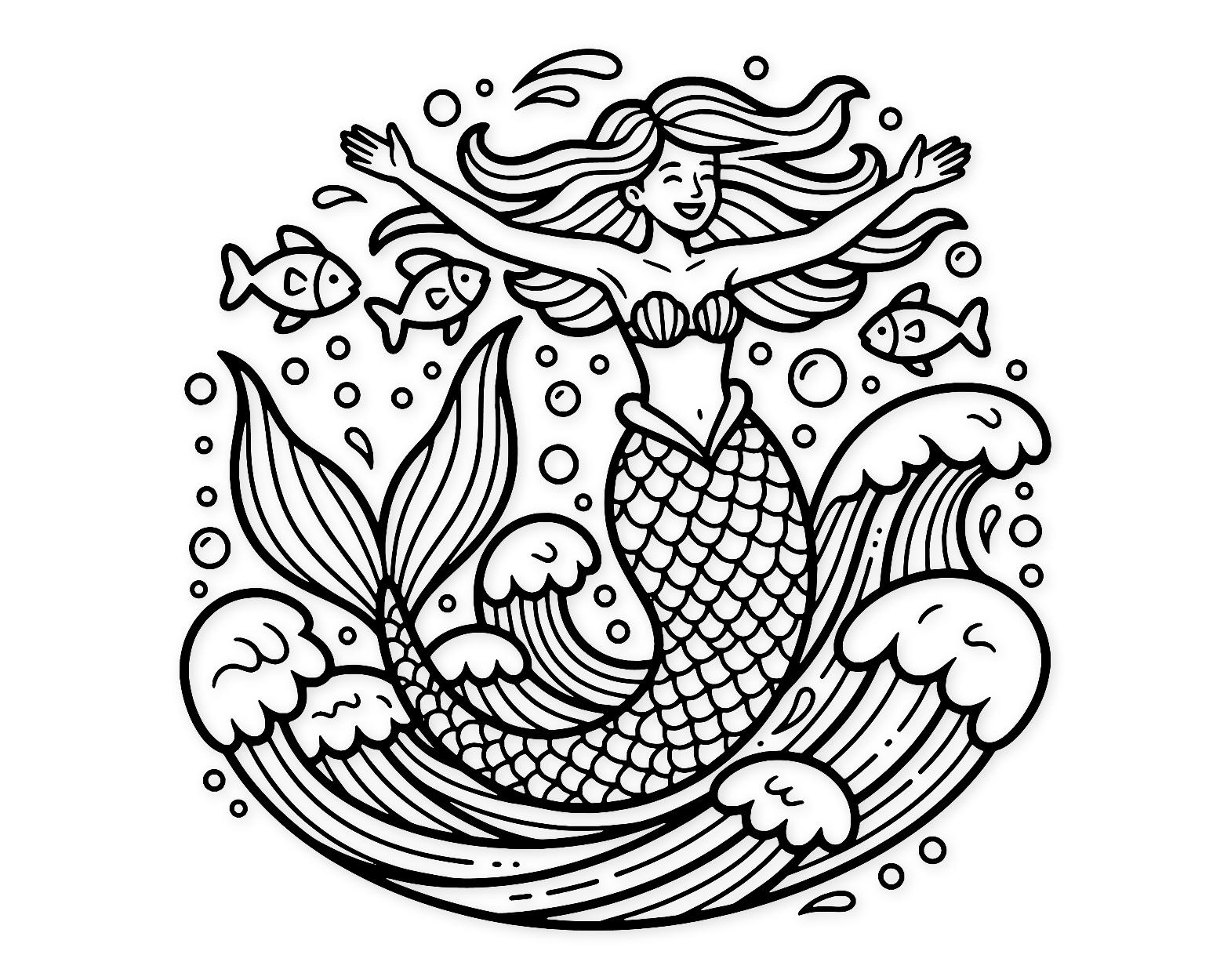 Whimsical Mermaid Svg Png: Fun Design For Crafts