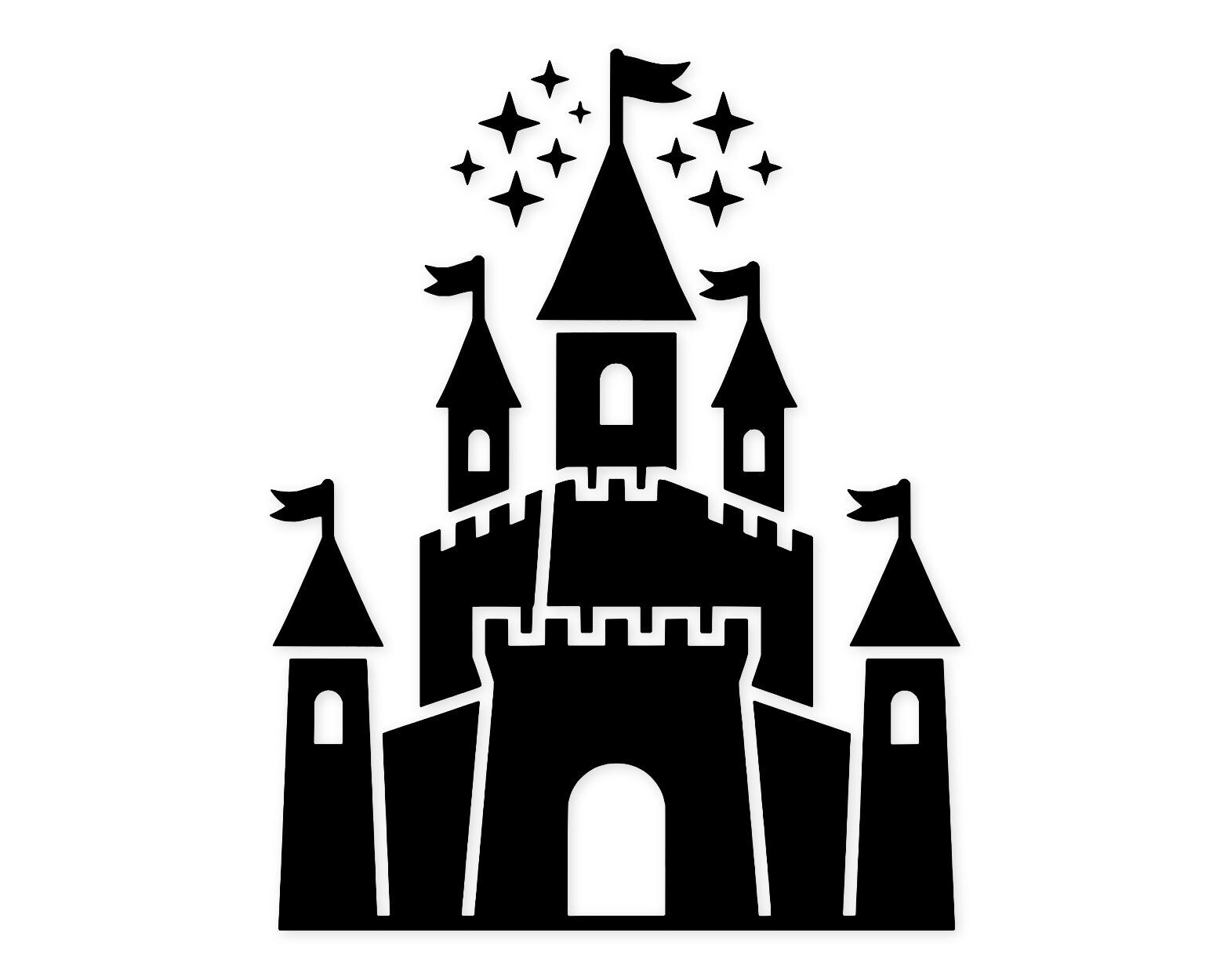 Castle Silhouette Svg Png: Bold High Contrast Design For Crafting