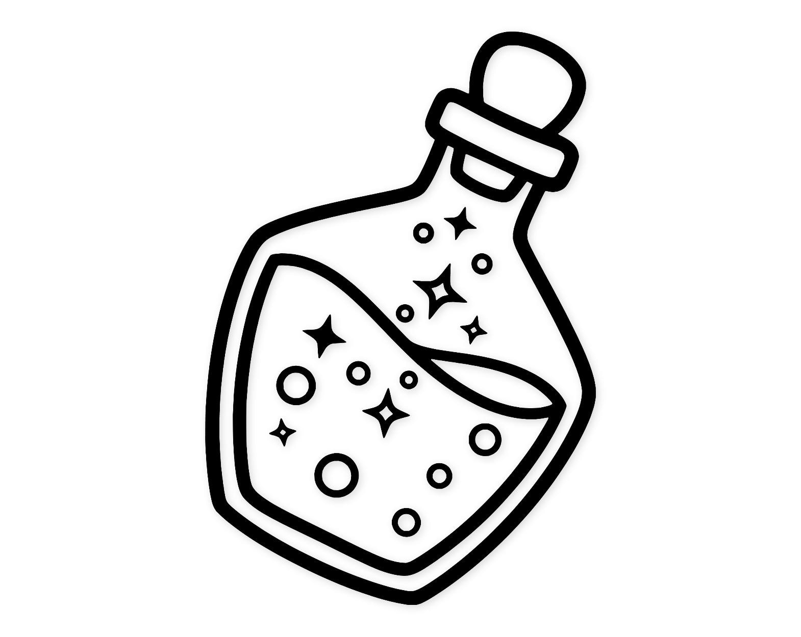 Enchanting Potion Svg Png: Cut Ready Digital Design For Cricut Silhouette
