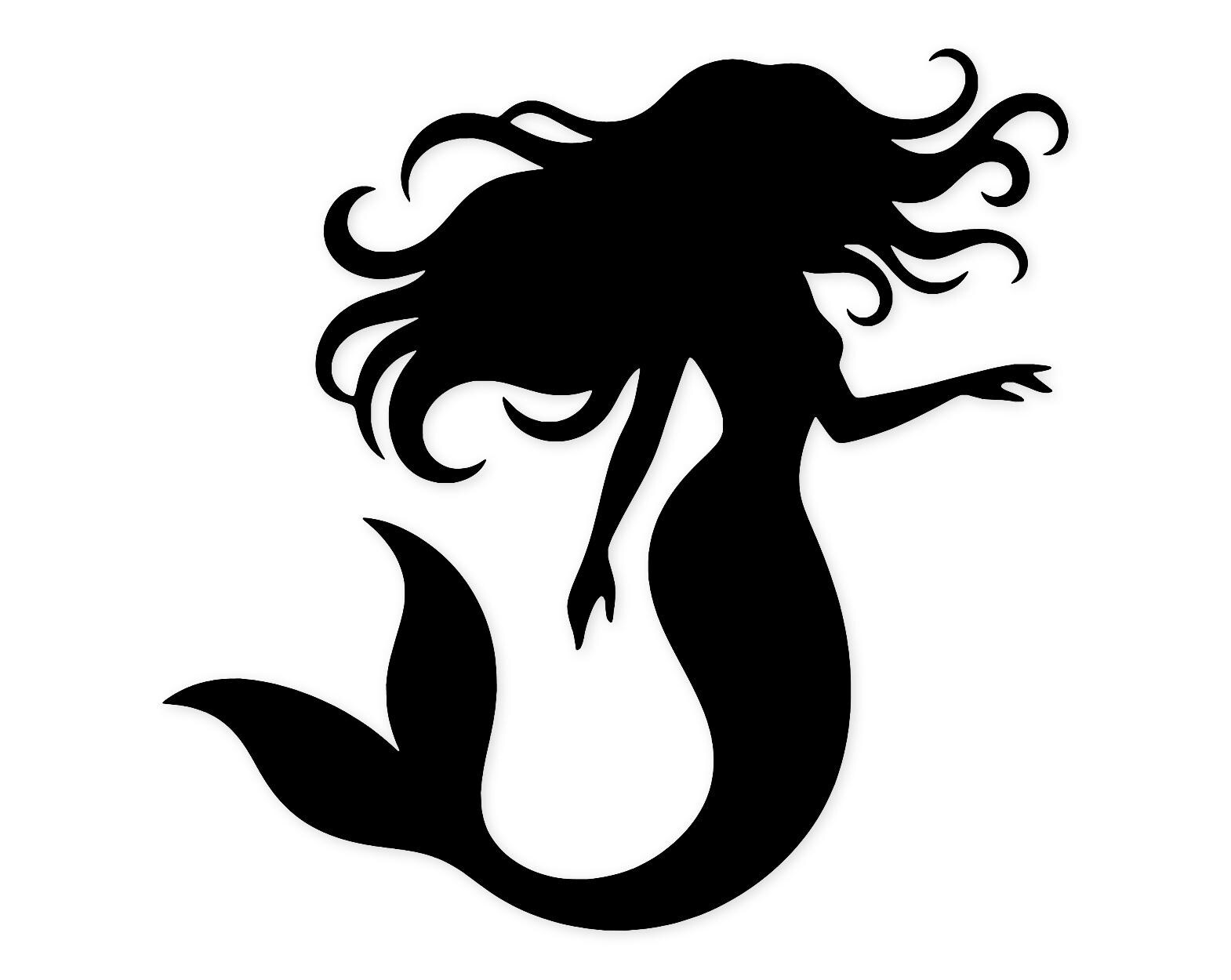 Mermaid Silhouette Svg Png: Cut Ready Digital Design For Cricut Silhouette