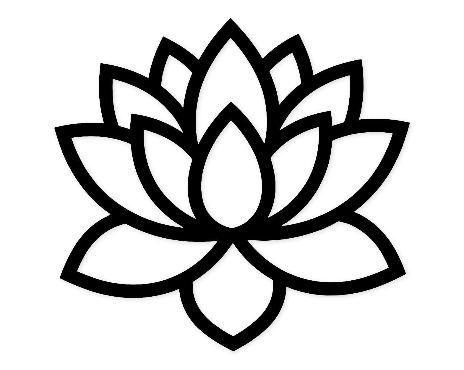Spiritual Lotus Bloom Svg Png: Cut Ready Digital Design For Cricut Silhouette
